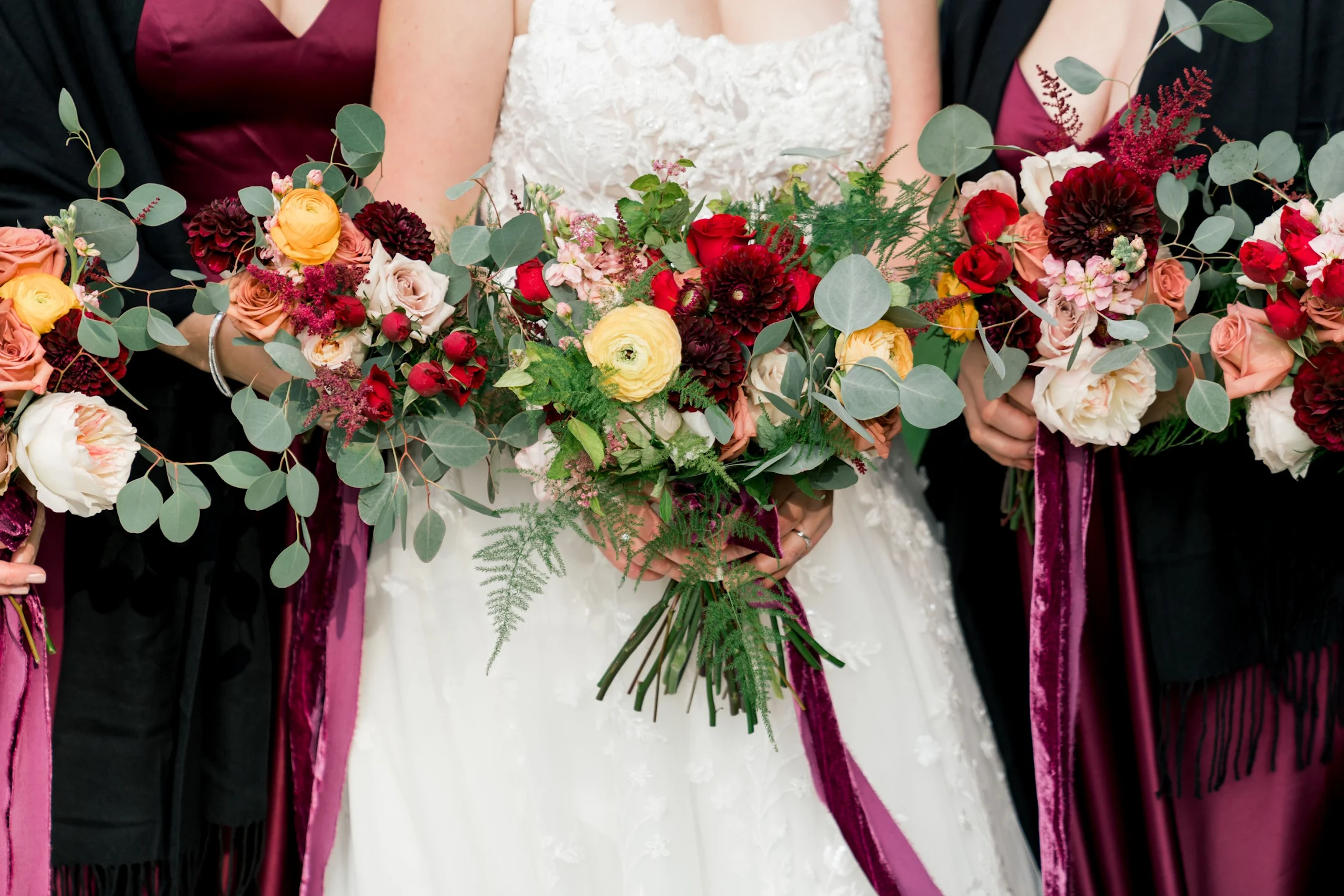 Allison wedding ceremony florals