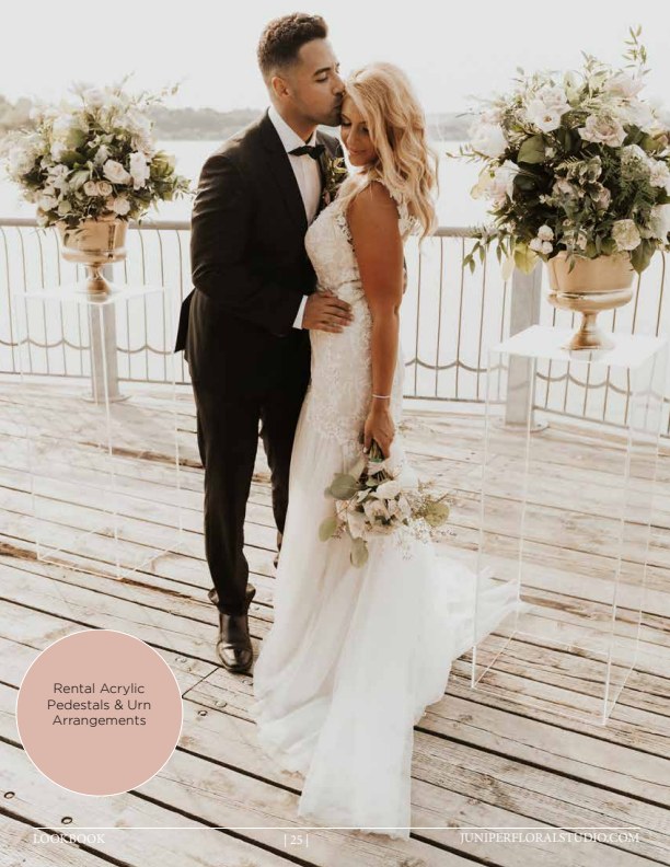 A look inside: ceremony florals page